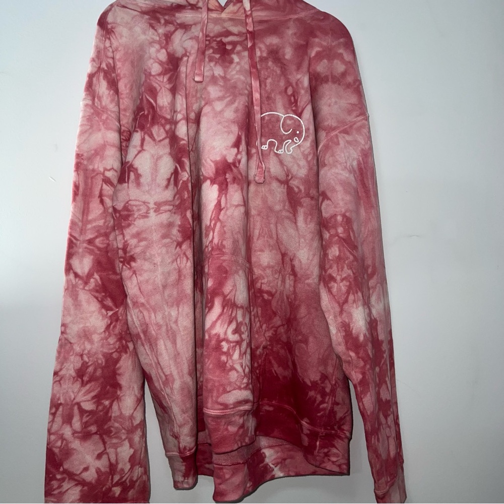 Red Ivory Ella Tie-Dye Hoodie